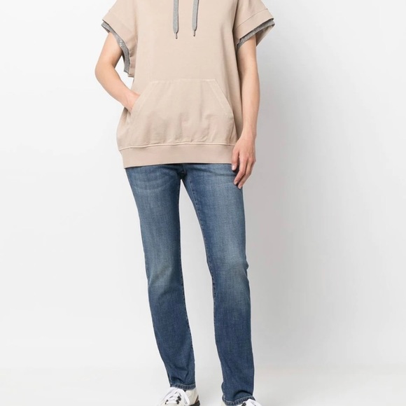Brunello Cucinelli Monili - Trim Hoodie Woman’s Size L